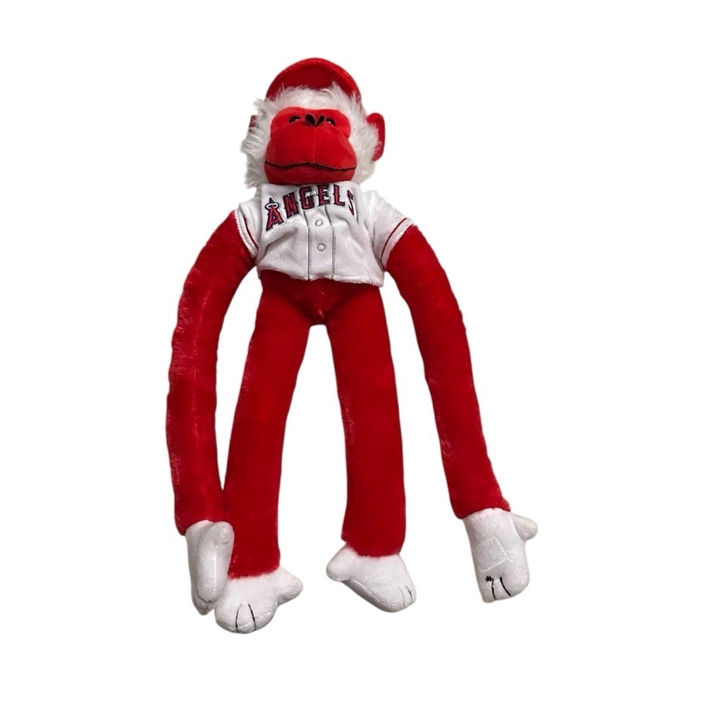 Forever Collectibles Red and White Plush Monkey